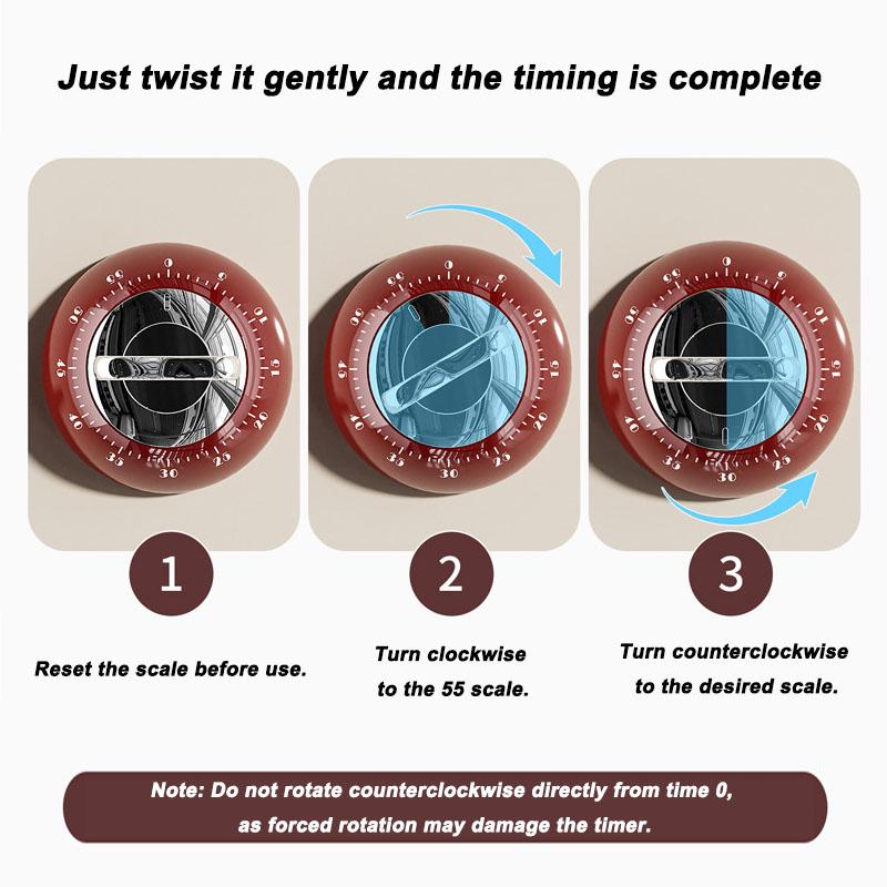 Mechanický budík Magnetický kuchyňský časovač Plastový časovač Připomínka času pečení Odpočítávání času pečení Speciální budík
