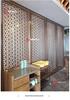Modern Glass Screen: Laminated Glass with Wire Mesh and Illuminated Stainless Steel for Entrance or Hallway