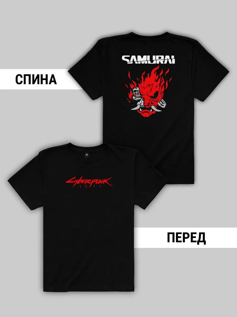 Киберпанк Самурай Футболка S