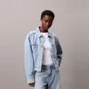 Calvin Klein Amerikanischer Stil Retro-Print Baumwoll-Denimjacke Damenjacke 47C782G