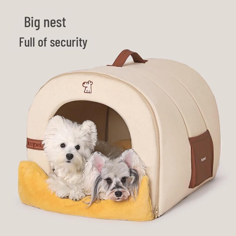 HOOPET Removable Washable Warm Fleece Bed for Small Dogs and Cats