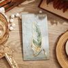 4Pcs Chinese Style Metal Feather Bookmark Vintage Decorative Bookmark  Office Reading