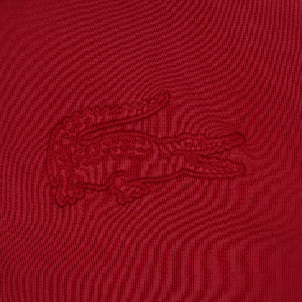 Lacoste Langarm Sweat Zip-Hoodie 3 Rote Serie Herren Gebraucht