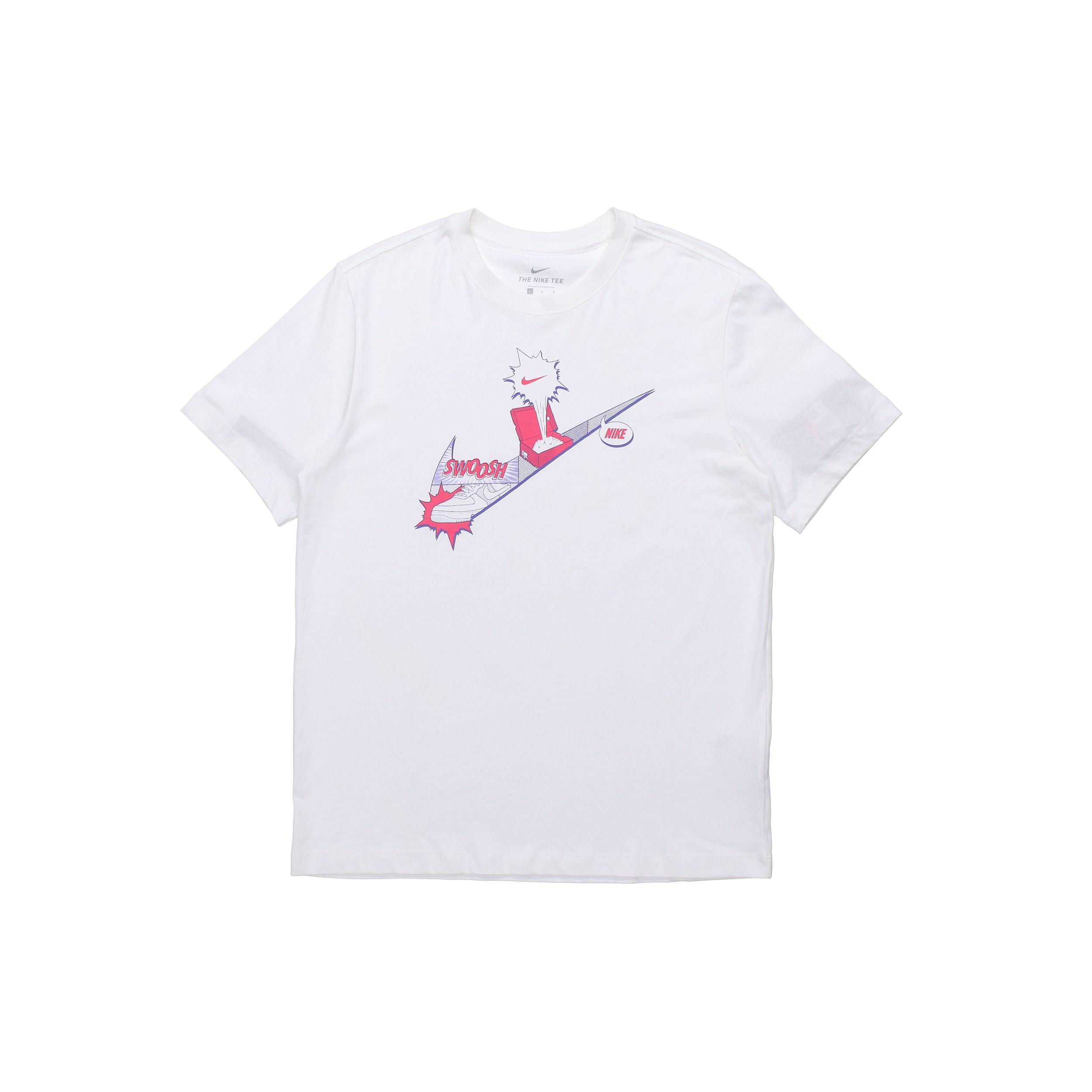 Nike AS M Nike Sportswear NSW Tee Shoe swoosh Short Sleeve White Men s CT6524-100 S