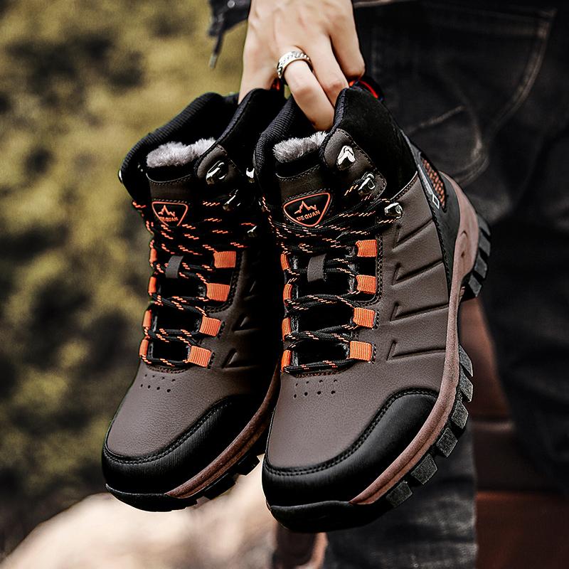 Botas de nieve de invierno para hombres Impermeables Zapatos de algodón  cálido Botas de hombre Al aire libre Hombre De talla grande Botas de  montaña Zapatos de trabajo comprar a buen precio —