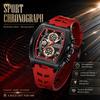 LIGE Men Sport Watch Fashion Chronograph Quartz Wristwatch Silicone Strap Luminous Date Waterproof Male Clock Relogio Masculino