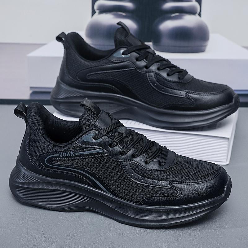 

Large Size White Men Casual Shoes Comfortable Plus Size Sport White Walking Sneakers Male High Quality Running Lightweight Men s Sneakers 39 чёрный