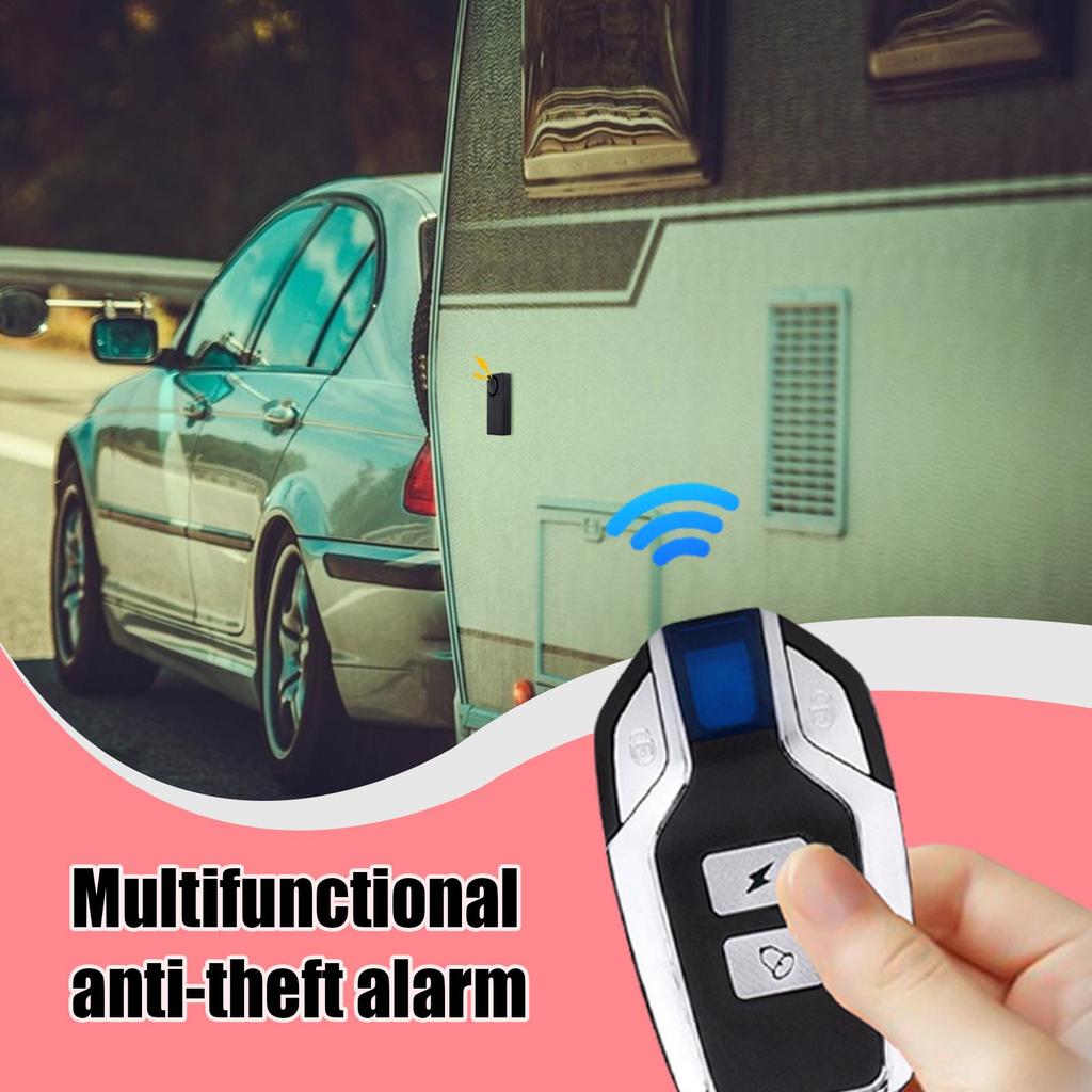 Car Alarm 110dB Loud Car Security With Wireless Remote Adjustable Volume Waterproof Anti Theft Device Motorcycle Anti Theft