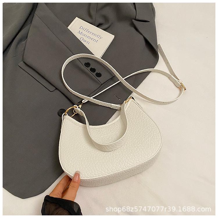 Popular Bag Women's 2025 New Korean Version of Fashion High-end Foreign Style One-shoulder Armpit Bag Niche Dumpling Bag Crossbody Bag