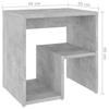 Nightstands 2 pcs Concrete Grey 40 x 30 x 40 cm Particleboard
