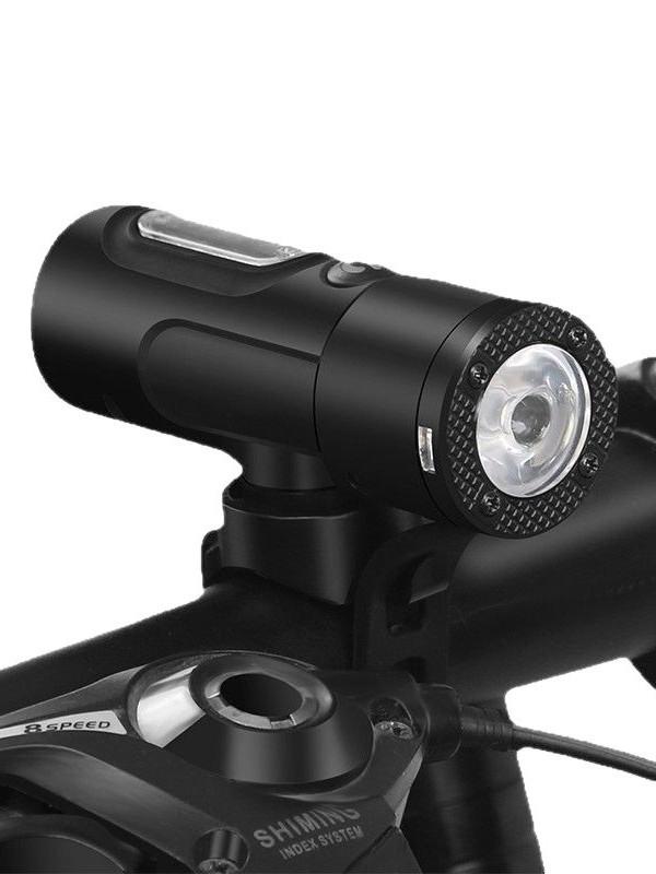Bicycle Smart Front Light, Type-C Charged, Long Battery Life, Power Display, Large Capacity, Light-Sensitive, Ideal for Night Riding.