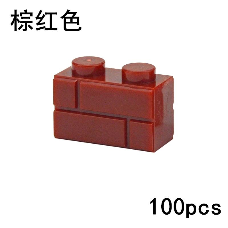 MOC City Thick Wall Figures Bricks 1x2 1x3 1x4 1+2 Dots Building Blocks Compatible 15533 98283 Educational House Contruction Toy