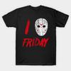 Asian Size Cotton Unisex Tshirt Print T-shirt I Love Friday T-shirt No-Cut Print Regular Fit