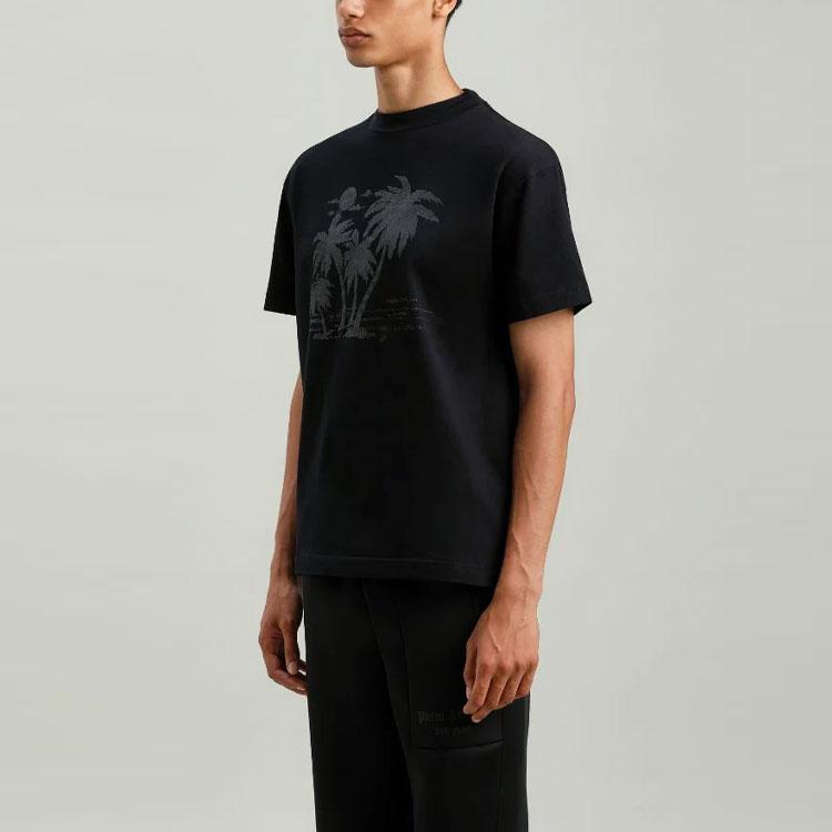 PALM ANGELS X Team Wang Palm Trees T shirt PMAA001G21JER0101010