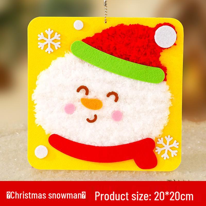 Cartoon Wool Embroidery Kit: Creative DIY Sewing for Kids Aged 3-6