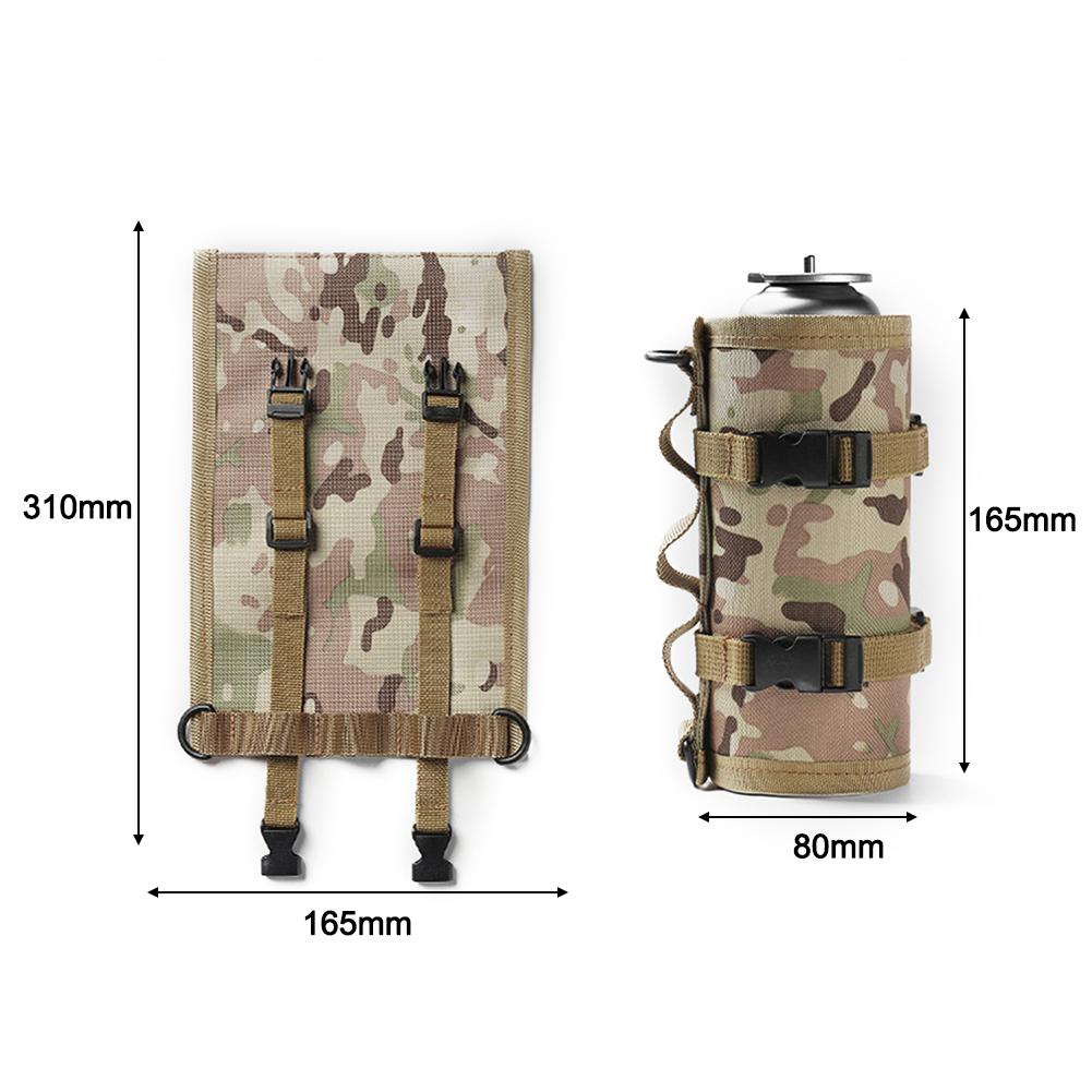 Husă Protectoare pentru Bidon de Gaz Husă pentru Rezervor de Gaz de Exterior Anti-Cădere Husă Protectoare pentru Canistră de Benzină Mânecă Wrap pentru Butelie de Aer Echipament de Camping