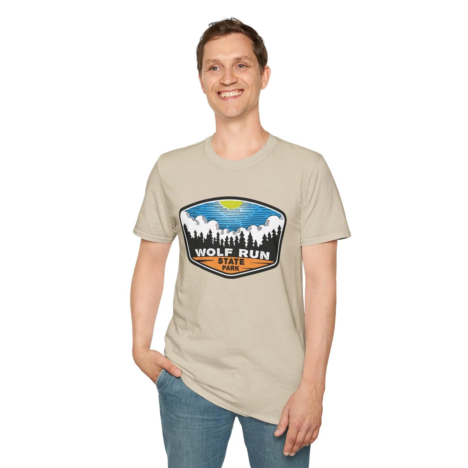 Wolf Run State Park Ohio T-Shirt, Souvenir Gift, Vacation Tee Unisex Softstyle 4XL