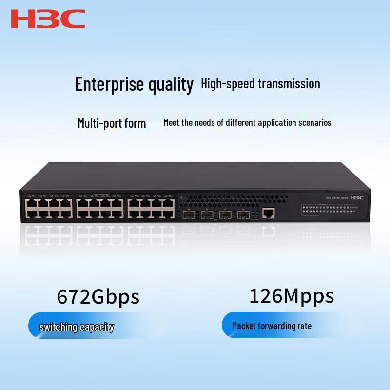 

H3C S5130S-28P-EI-R Gigabit Ethernet Switch
