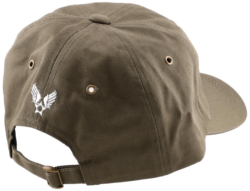Avirex FRONTNAME Low Cap Baseball Cap 14492900 Khaki