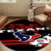 basketball Texans Logo Round mat, Anti-slip Circle Carpet Chair rug For livingroom,Bedroom, doormat home decor Gift Christmas Gifts