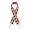 Nuova Tracolla Sostitutiva Donna Ragazza Strisce Arcobaleno Lunghezza Tracolla Regolabile Staccabile Borsa a Tracolla Accessori
