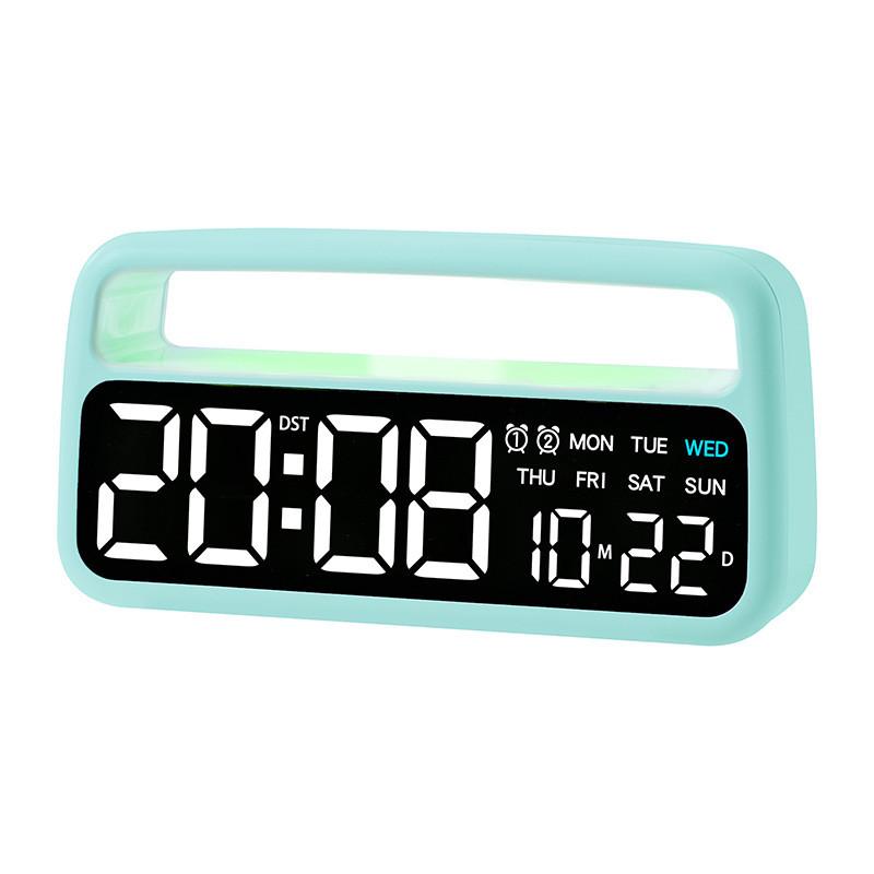 Modern Minimalist Led Digital Alarm Clock With Calendar And Night Light For Bedroom Decor
