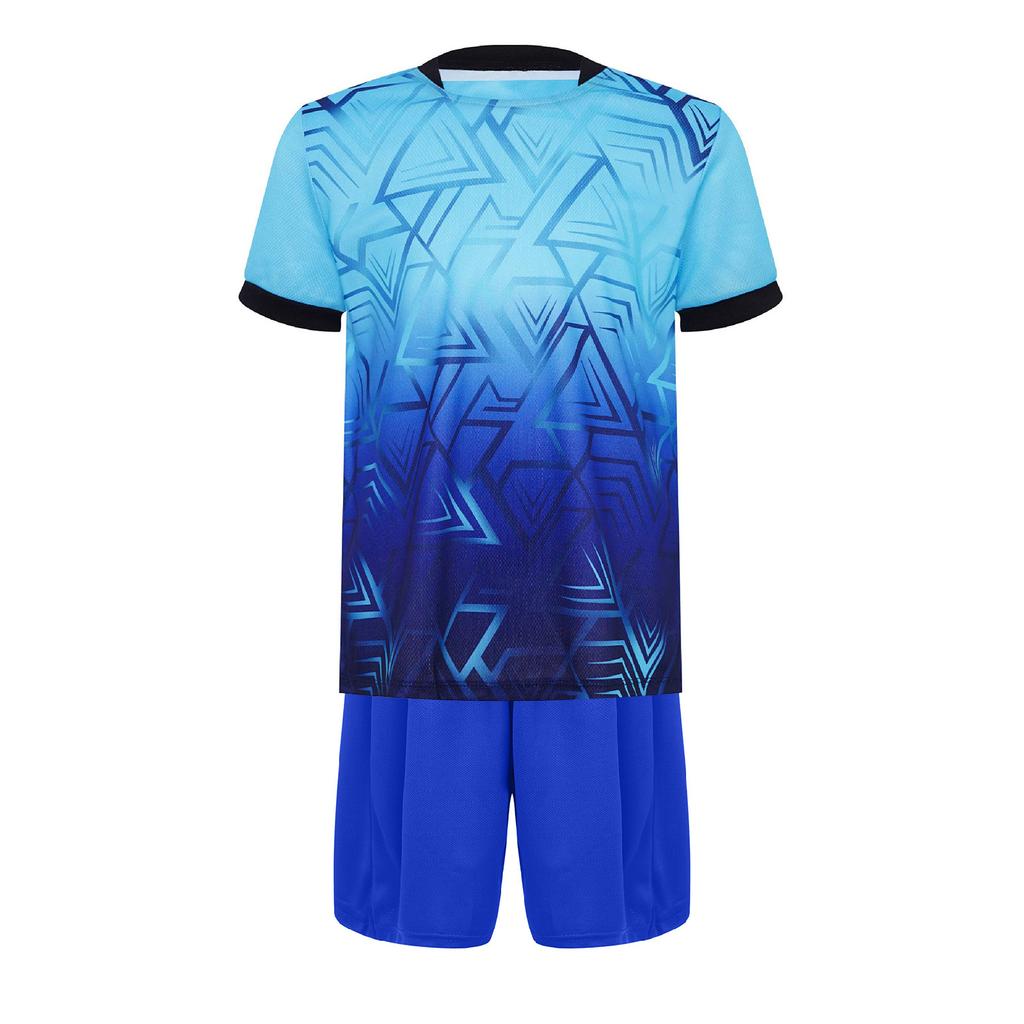 Children's Boys Sports Set 2-Piece Quick-Drying T-Shirt + Shorts Tracksuit for Jogging Football Basketball Clothing