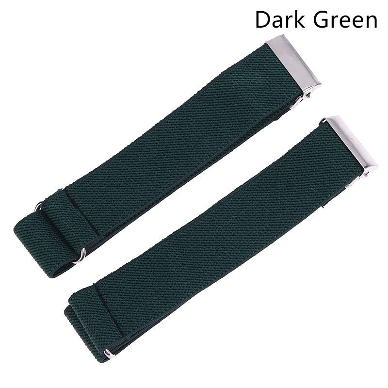 1 Pair Anti-Slip Cuff Holder Armband Men Women Business Elastic Adjustable Shirt Sleeve Garter Strap Arm Band Sleeve Bracelet