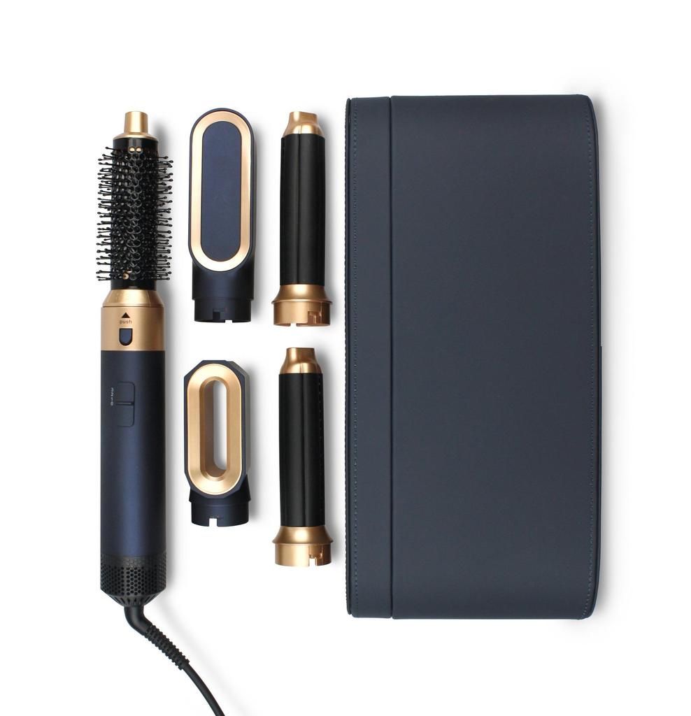 European and American Standard 5-in-1 Hair Styling Tool: High-Speed Dryer & Automatic Curler.