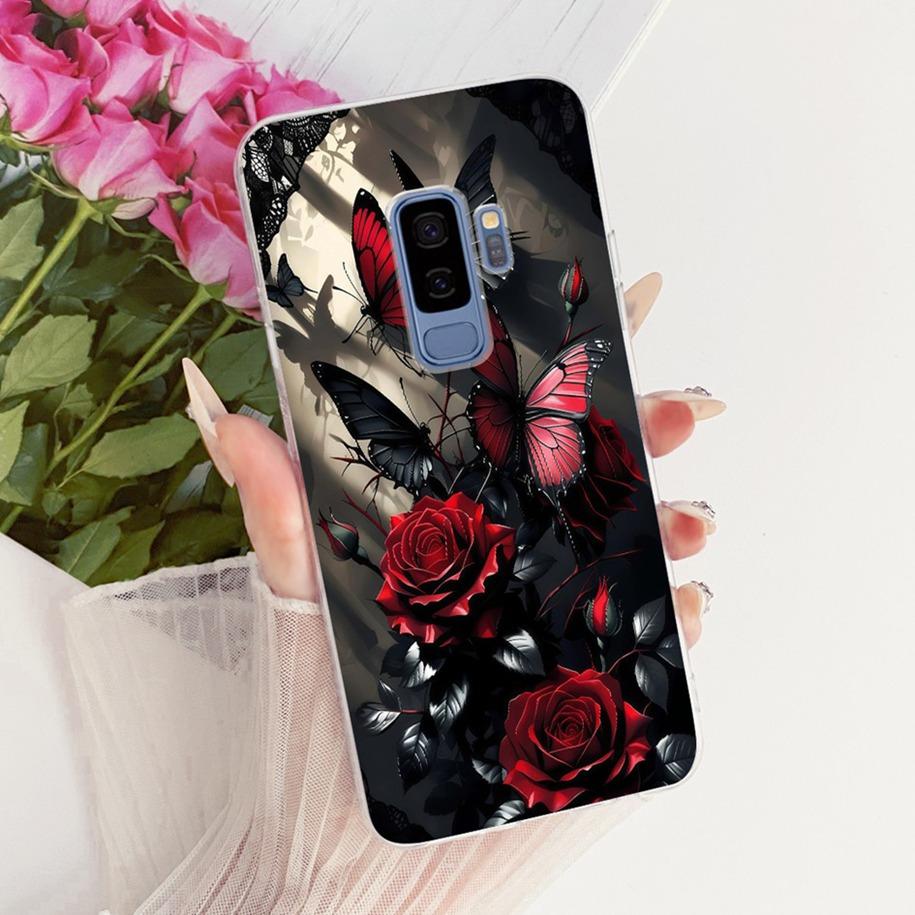 For Samsung Galaxy S9 S9+ Case SM-G960F SM-G965F Cover Fashion Dragon Lion Cartoon Soft Silicone Bumper on Samsung S9 Plus Shell