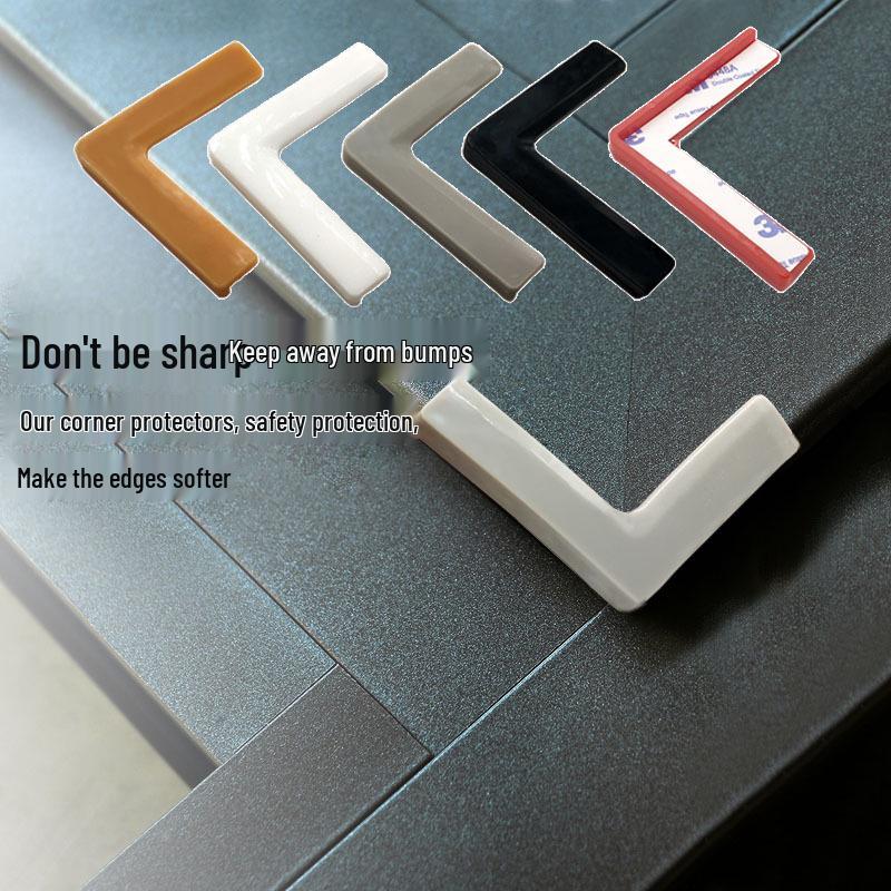 Aluminum Window Corner Protector: Anti-Collision Tempered Glass and Plastic Steel Bumper