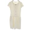 Rene Short Sleeve Long Dress 36 White Women Used