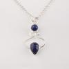 Lapis Lazuli Gemstone 925 Sterling Silver Handcrafted Designer Pretty Pendant 1.60" For Mother PP-13-28