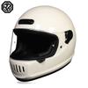 Orz Motorcycle Retro Full-face Helmet for Men, Winter, Stylish and Cool, for Women, Trendy, Racing, Cruiser, Retro Helmet, Suitable for All Seasons