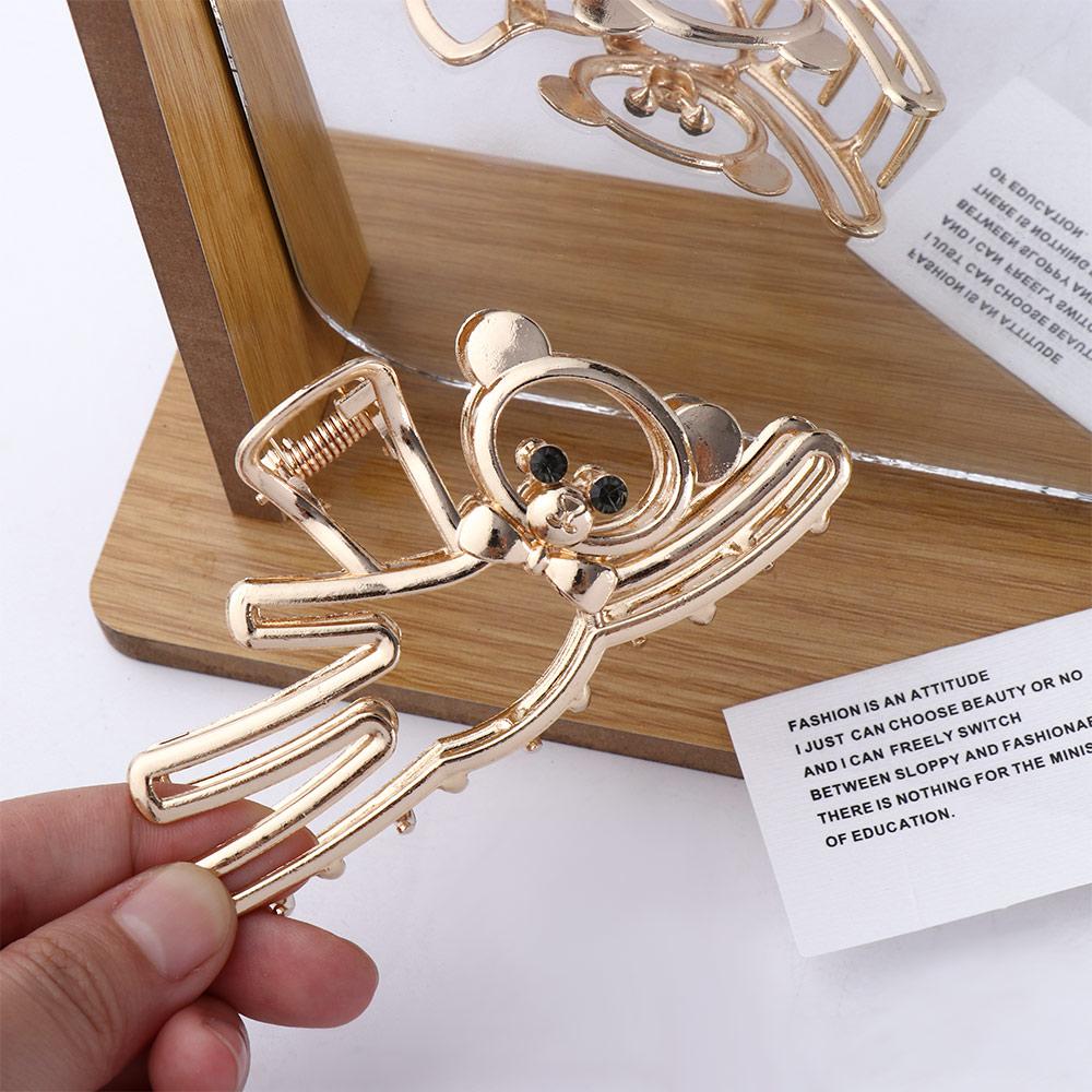 

Clip Large Animal Korean Style Grab Clip Bear Hair Clip Dolphin Hair Claw Female Hair Accessories A