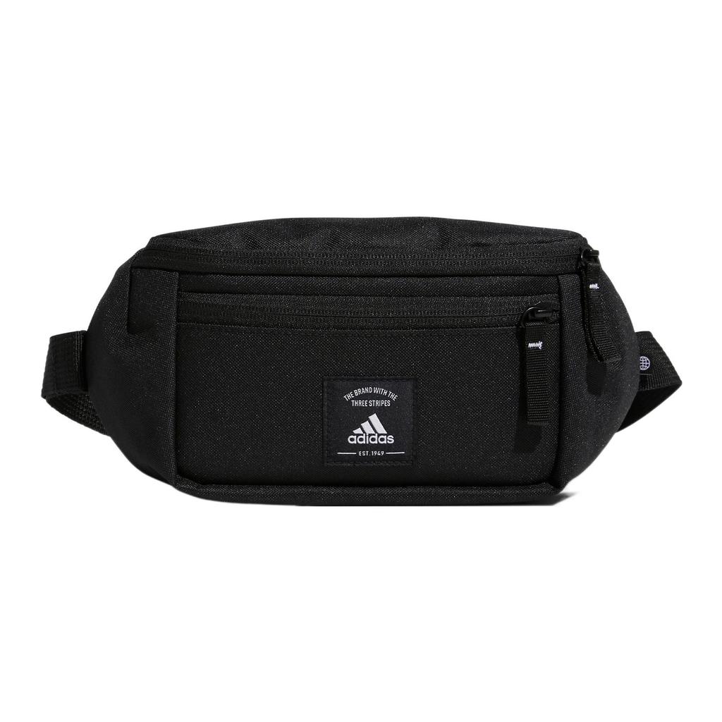 New Adidas Polyester One Shoulder Crossbody Fanny Pack Regular Unisex Black IA5276