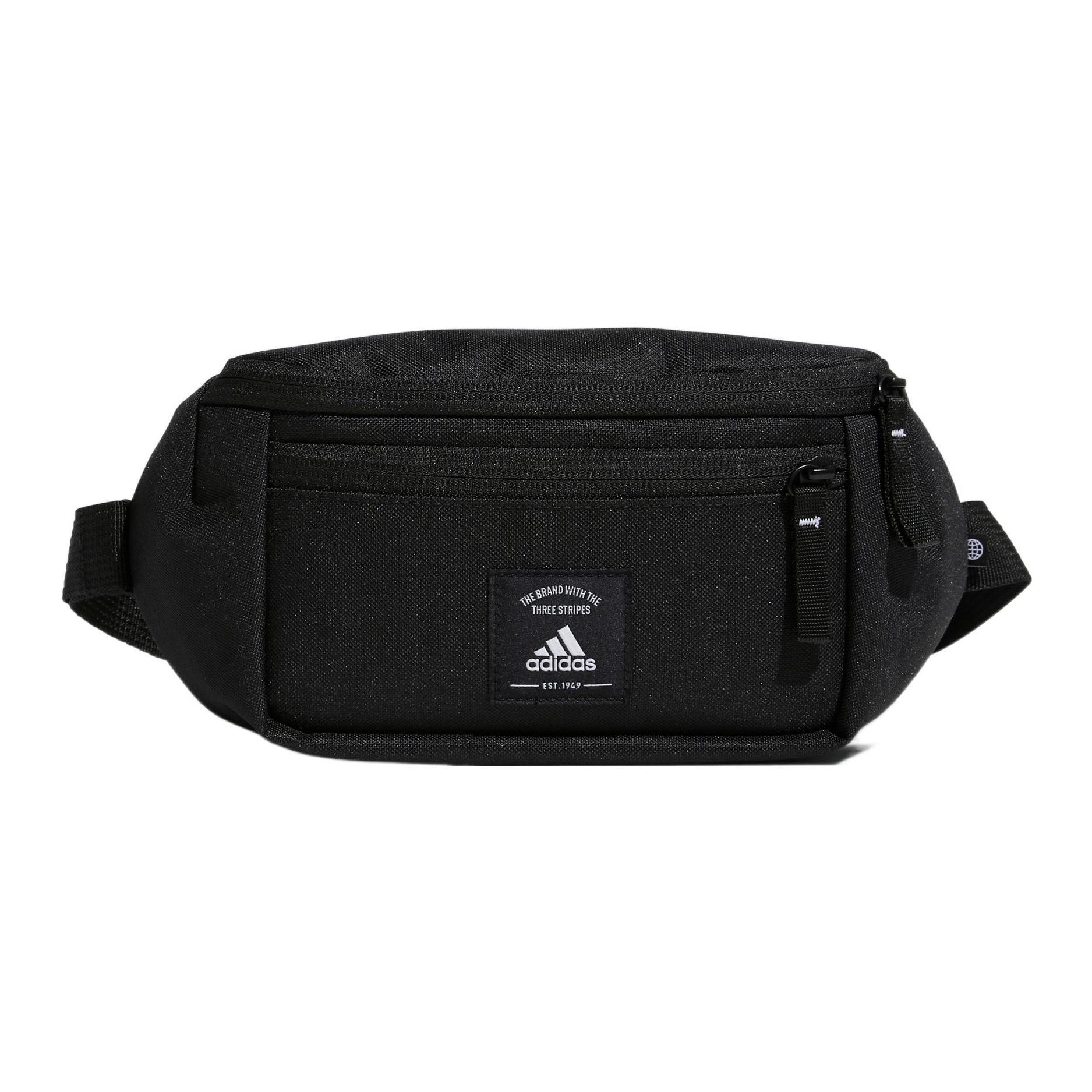 New Adidas Polyester One Shoulder Crossbody Fanny Pack Regular Unisex Black IA5276 26971127CM 1980₽