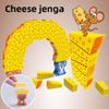 Mouse Cheese Stack Tower Stacking Toy For Kids With Visual And Handeye Coordination Development