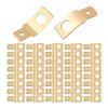 100Pieces Without Insulated Male To Male Electrical Adapters With High Conductives Brass for Electronics and Solar
