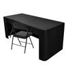 Fitted Tablecloth Polyester Open Back Table Cover Solid Color Washable Table Cloth for Meeting Party Wedding Banquet Birthday Decor