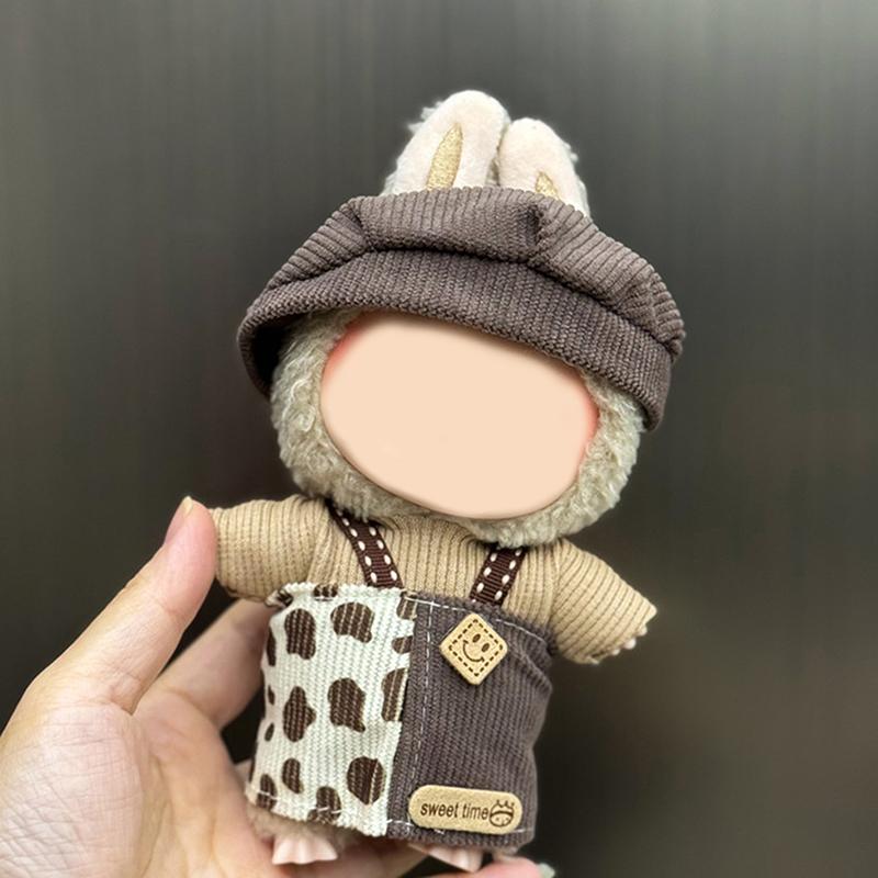 Clothes For Labubu Dolls Accessories, Stylish Kawaii Outfit Set Suitable