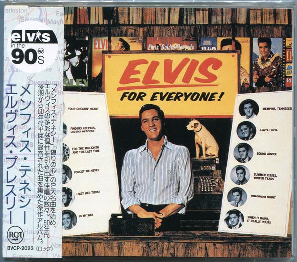 

CD ELVIS PRESLEY - Elvis For Everyone! BVCP2023 RCA 1991 Japan ObiPop Used