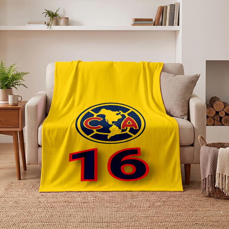 Club America Soft Warm Flannel Blankets Comfortable Blanket for Home Decoration Gifting