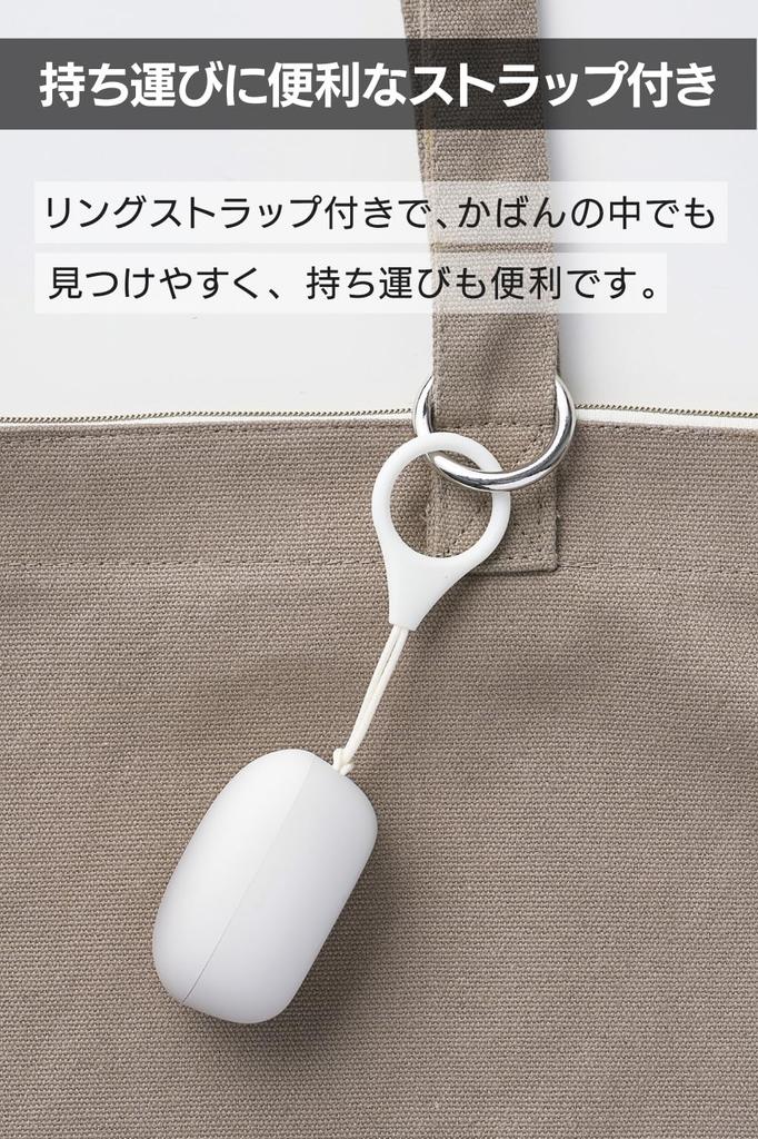 ELECOM LBT-TWS19WH Wireless Earbuds, Bluetooth 5.2, Earplug-Style, Lightweight, SBC Compatible, 4.5 Hours of Continuous Playback, Touch Sensor,