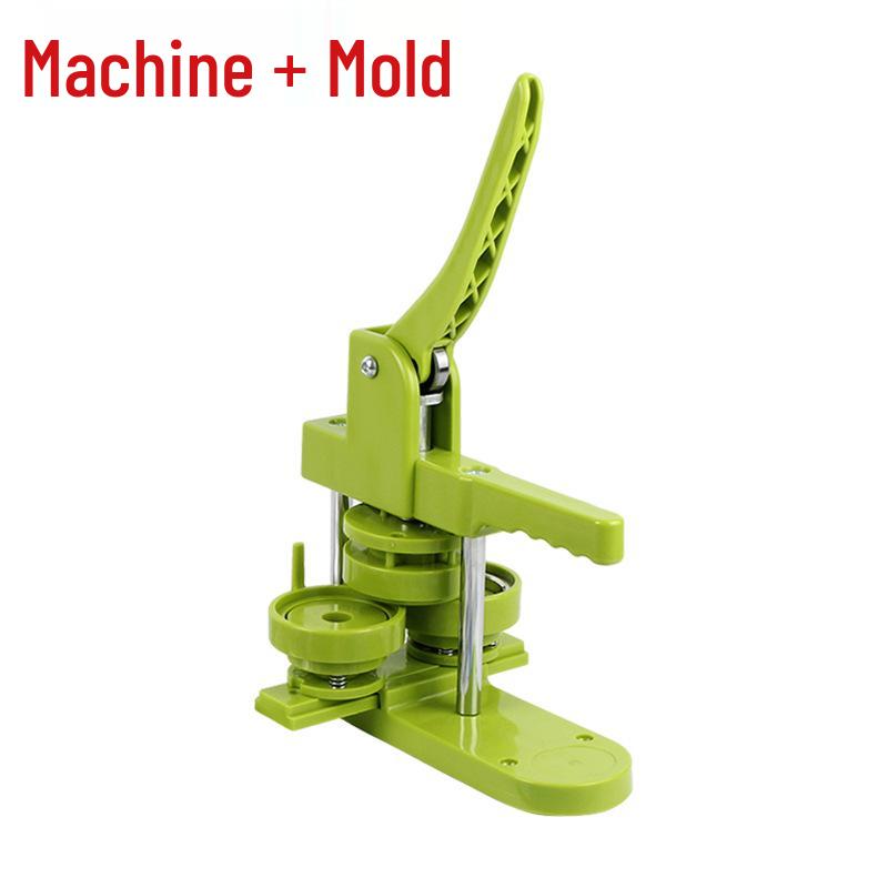 DIY Badge Maker Set for Kids: Homemade Lapel Pin Machine with Mold & Tools for Art Activities