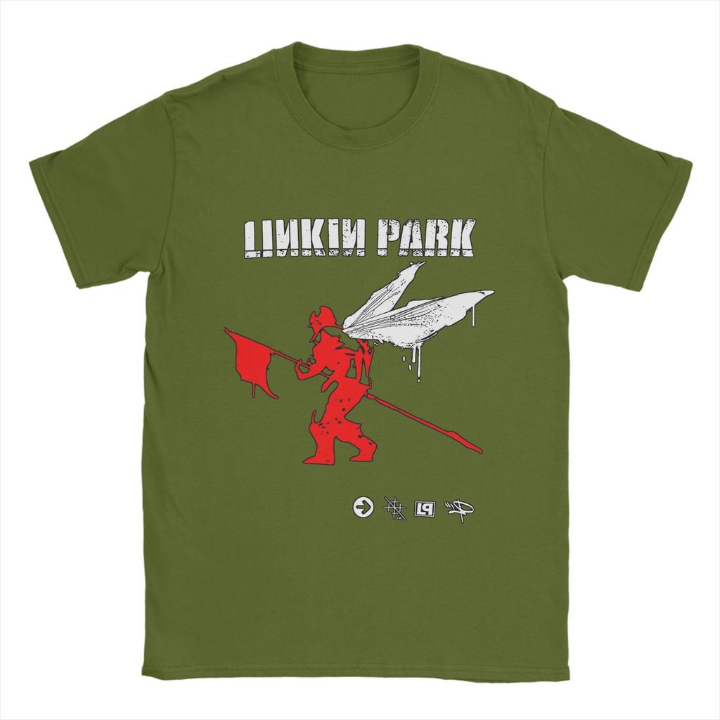 Men L-Linkin P-Park T Shirts Band  Cotton Clothing Cool Short Sleeve Crew Neck Tee Shirt 4XL 5XL 6XL T-Shirts