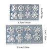 Resin Nail Art Decorations Mold Flower Silicone Mold Pendant Jewelry Making Tools Nail Art Carving Mold Earring Mold