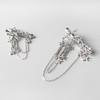 Tassel Star Hair Clip Delicate Sparkling Personality Sweet Cool Style Diamond Studded Side Clip High-end Straight Duckbill Clip