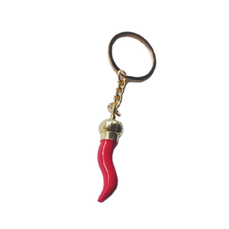 Unique  Chilli Pepper Pendant Keychains Car Keyring Hanging Decoration Ornament Bag Pendant Birthday Gift for Girls