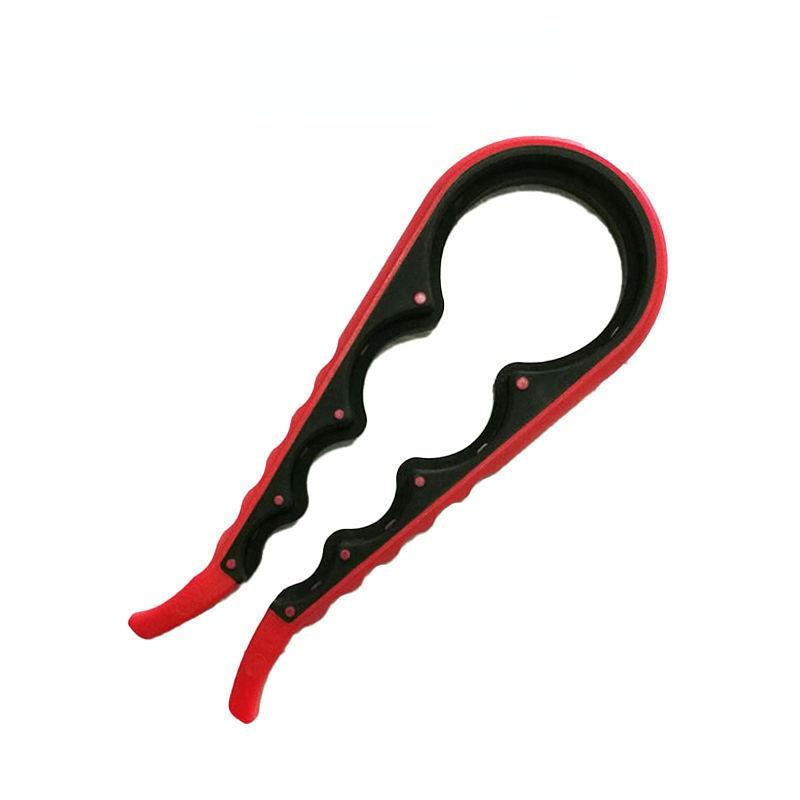 

Открывалка для банок 4 в 1, удобные открывалки с винтовыми крышками, многофункциональная банка, нескользящая ручка для крышки бутылки, гаечный ключ, кухонные гаджеты для бутылок красный